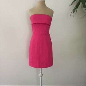 Kookai Hibiscus strapless mini dress. Size 36